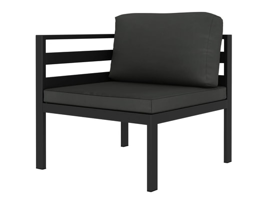 LES TENDANCES - Salon extérieur Salon de jardin-gris-2 places-70x70x64.5-250998