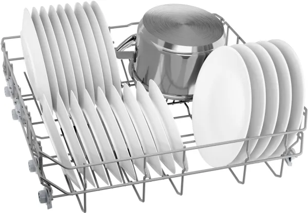 Bosch SMV2HVX02E - Opvaskemaskine - Sort, Rustfrit stål