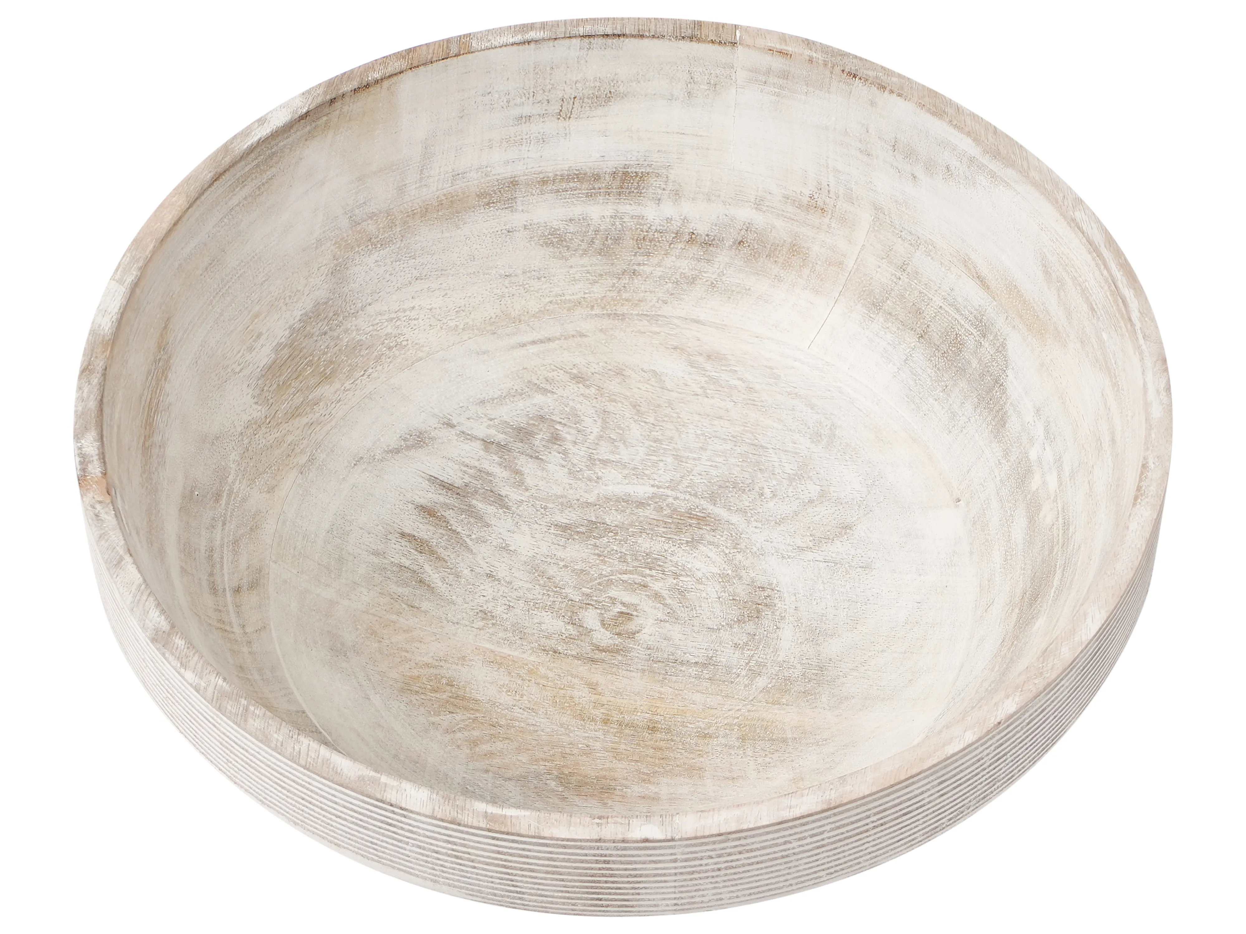 Set van 2 decoratieve schalen MINYA Mangohout Lichtbruin