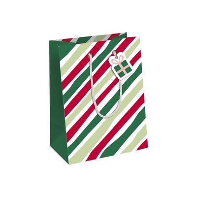 Clairefontaine - Sac cadeau - ho ho ho rouge - 21,5 cm x 10,2 cm x 25,3 cm