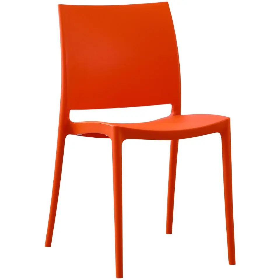 CLP Tuinstoel Meton Kunststof - oranje