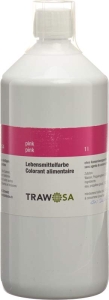 TRAWOSA Lebensmittelfarbstoff pink, 1 lt