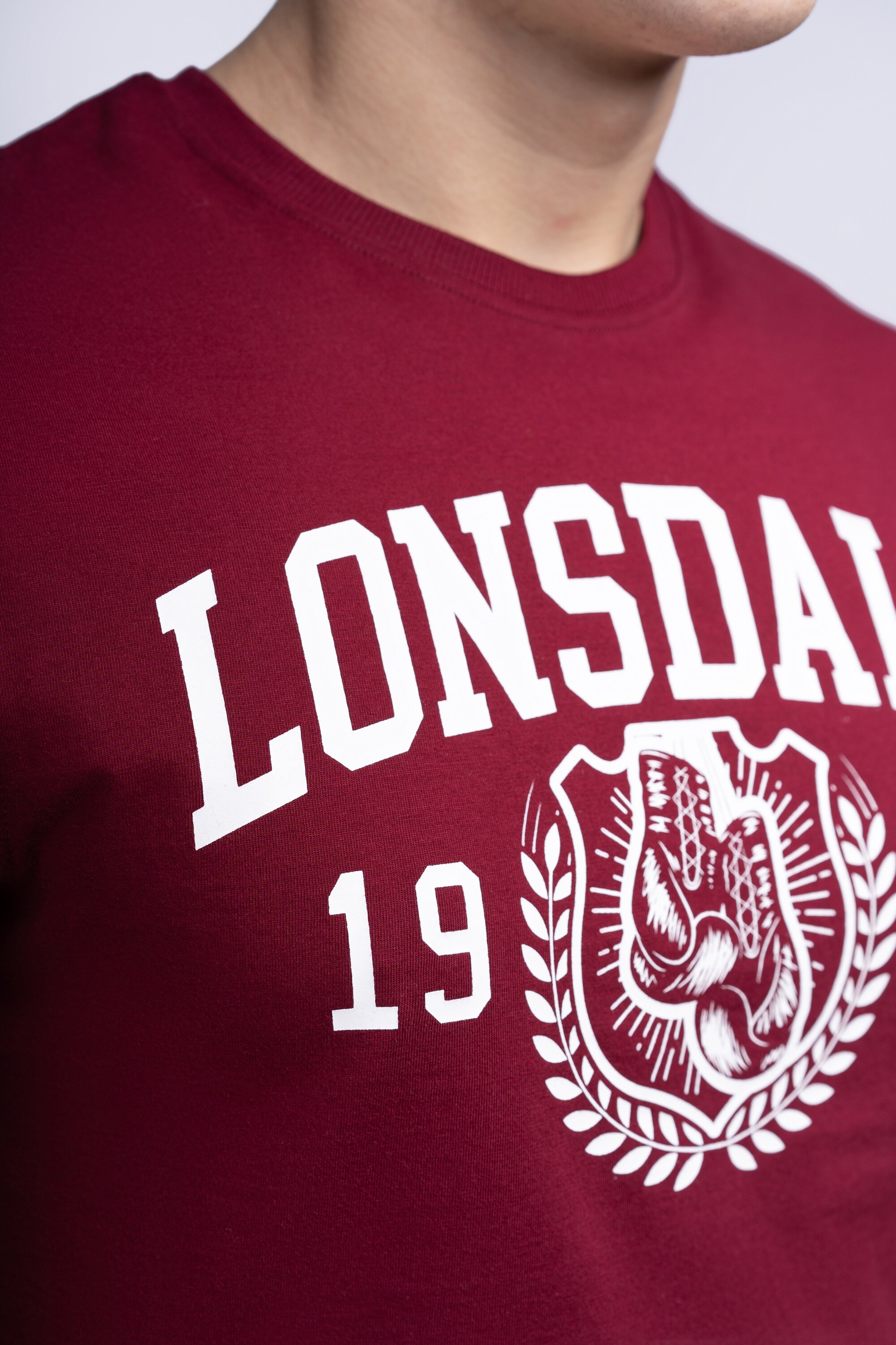 Lonsdale Herren T-Shirt normale Passform STAXIGOE