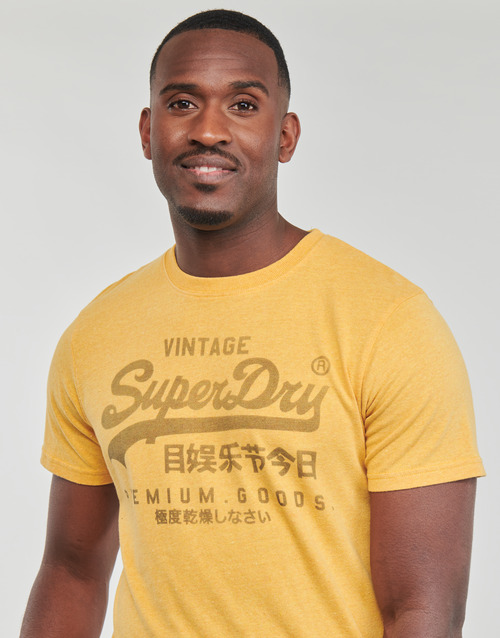 Superdry - CLASSIC VL HERITAGE T SHIRT - Orange