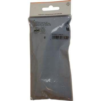 Ledent oogbout met moer verzinkt 10x80 mm 2 stuks