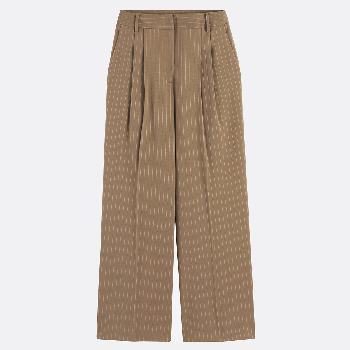COLEÇÕES LA REDOUTE<br>Calças largas com riscas, assinatura SIMEO