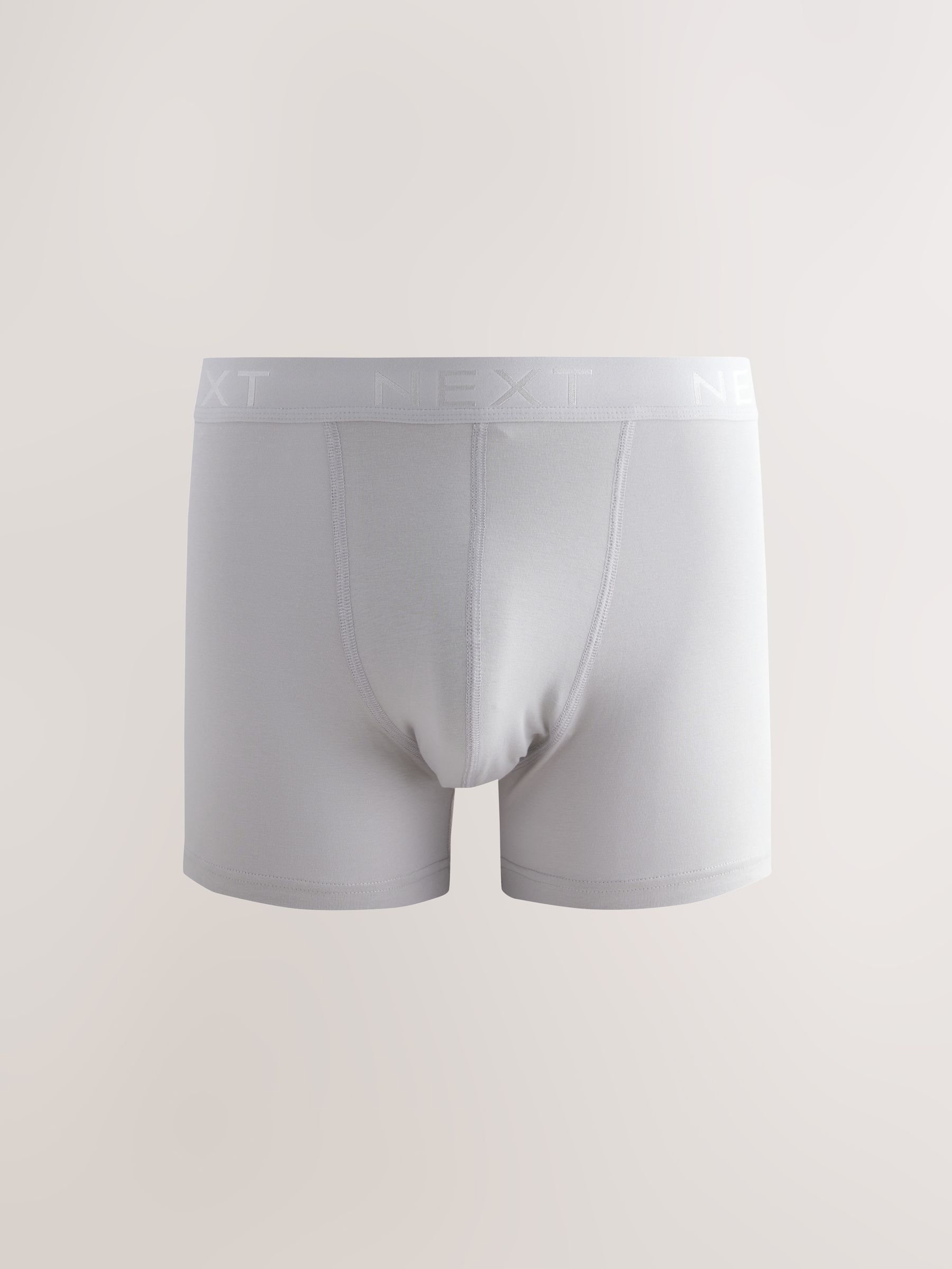 Blauw/grijs/ecru - Verpakking van 10 - Katoenrijke trunk boxers