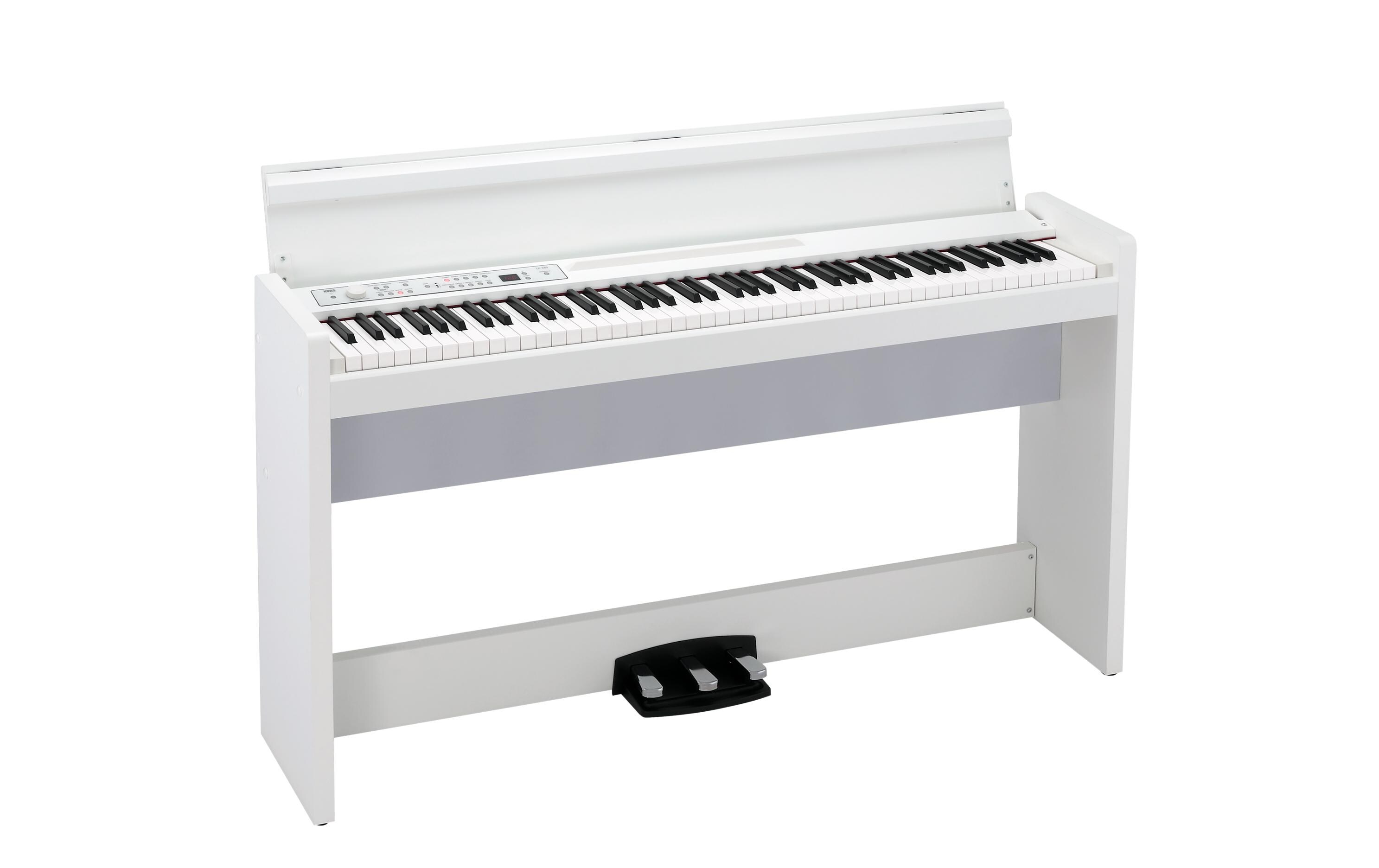 E-Piano LP-380U Weiss<br>E-Piano mit gewichteter Premium RH3-Hammermechanik-Tastatur und USB-Anschluss