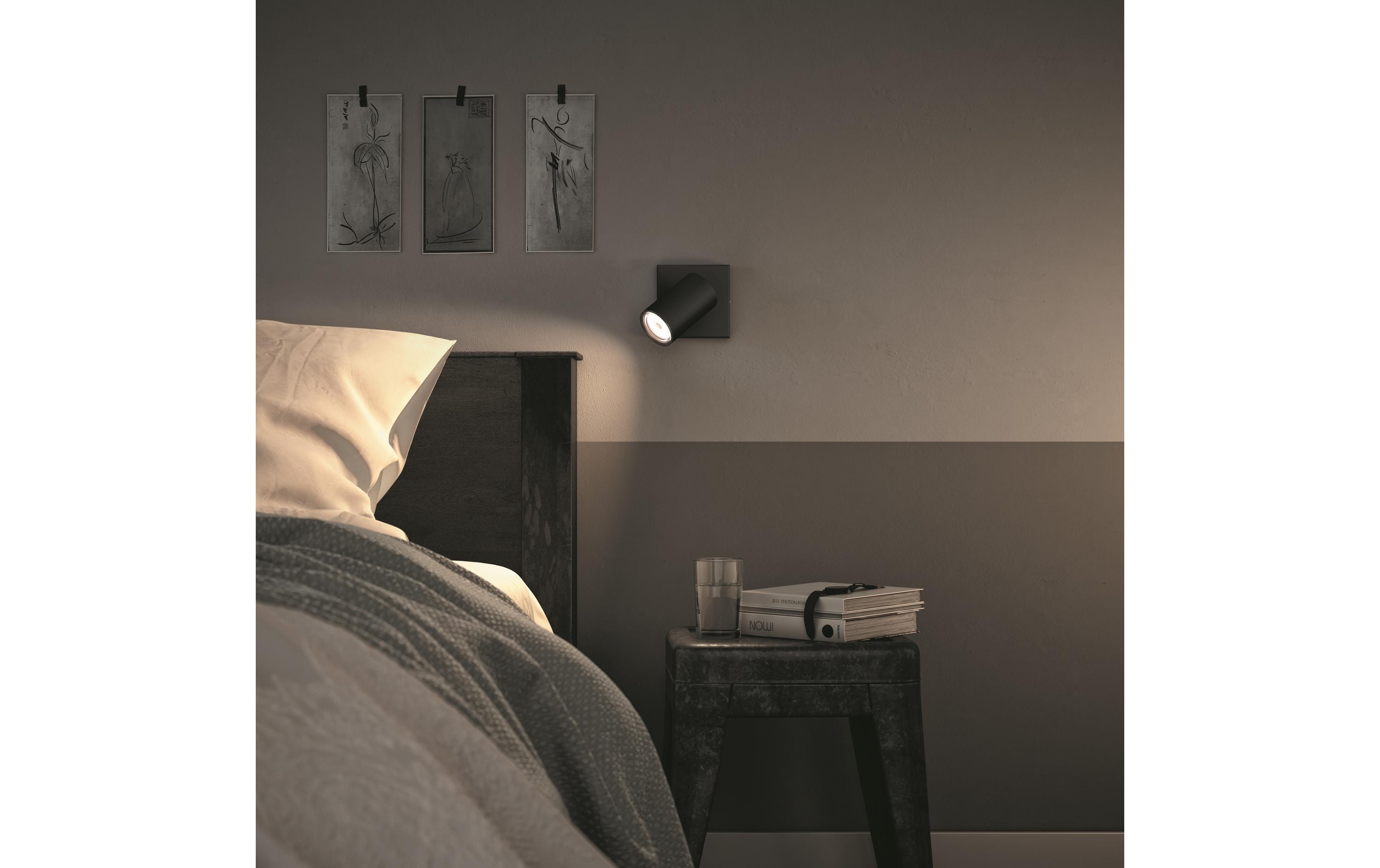 Aufbauspot Kosipo GU10, 5.5W, SchwarzMyLiving Aufbauleuchte mit beweglichem Leuchtenkopf