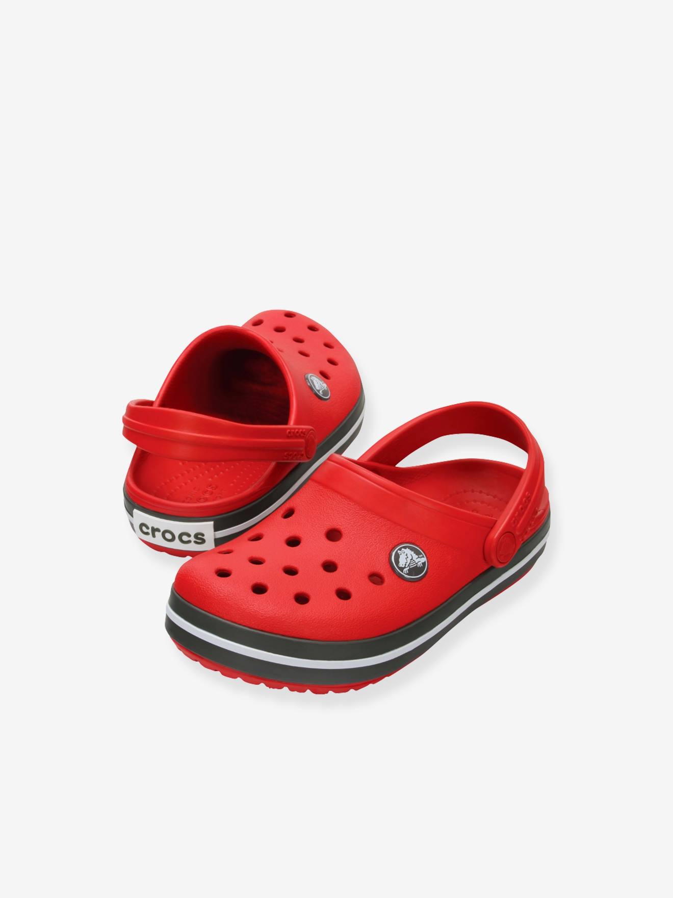 Crocband Clog T CROCS™ tamancos infantis azul claro liso