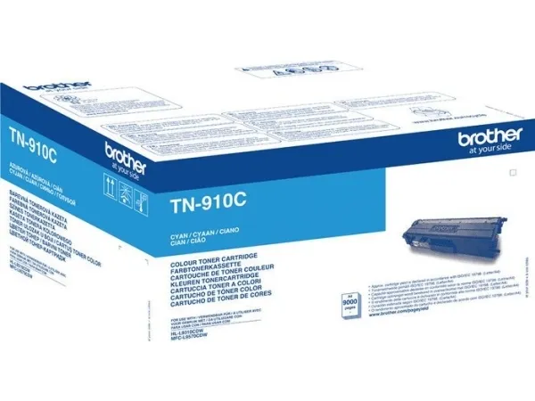 Brother TN910C - Ultra Jumbo - cyan - original - tonerpatron - for Brother HL-L9300, HL-L9310, MFC-L9570