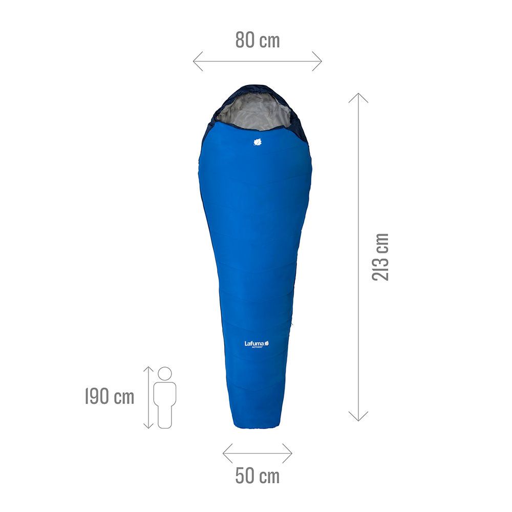 Lafuma ACTIVE 10° - Sac de couchage azur blue