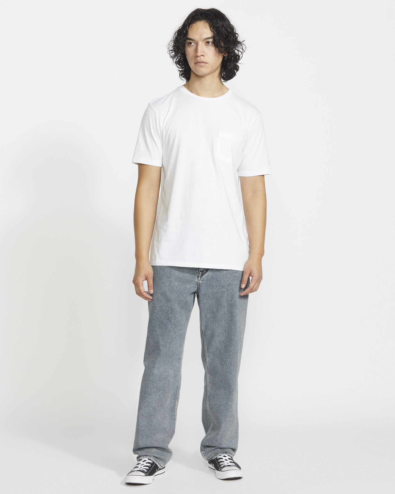 Volcom Modown Tapered Denim Ash Blue