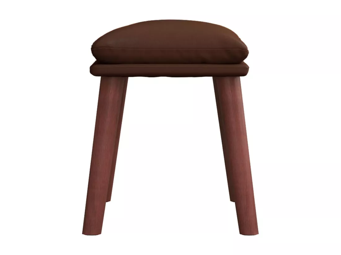 Repose-pied Marron 45x29,5x35 cm Similicuir