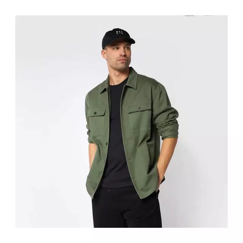 Chemise MYSTIC The Overshirt Jacket Dark Olive