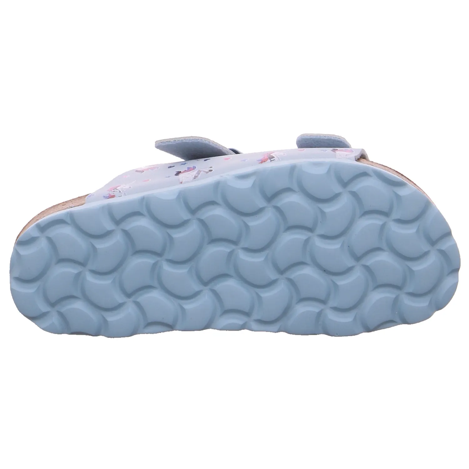 BIOLife Kinder-Pantolette Hellblau Lederimitat  Mädchen