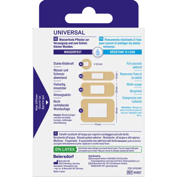 Universal Pflaster Strips