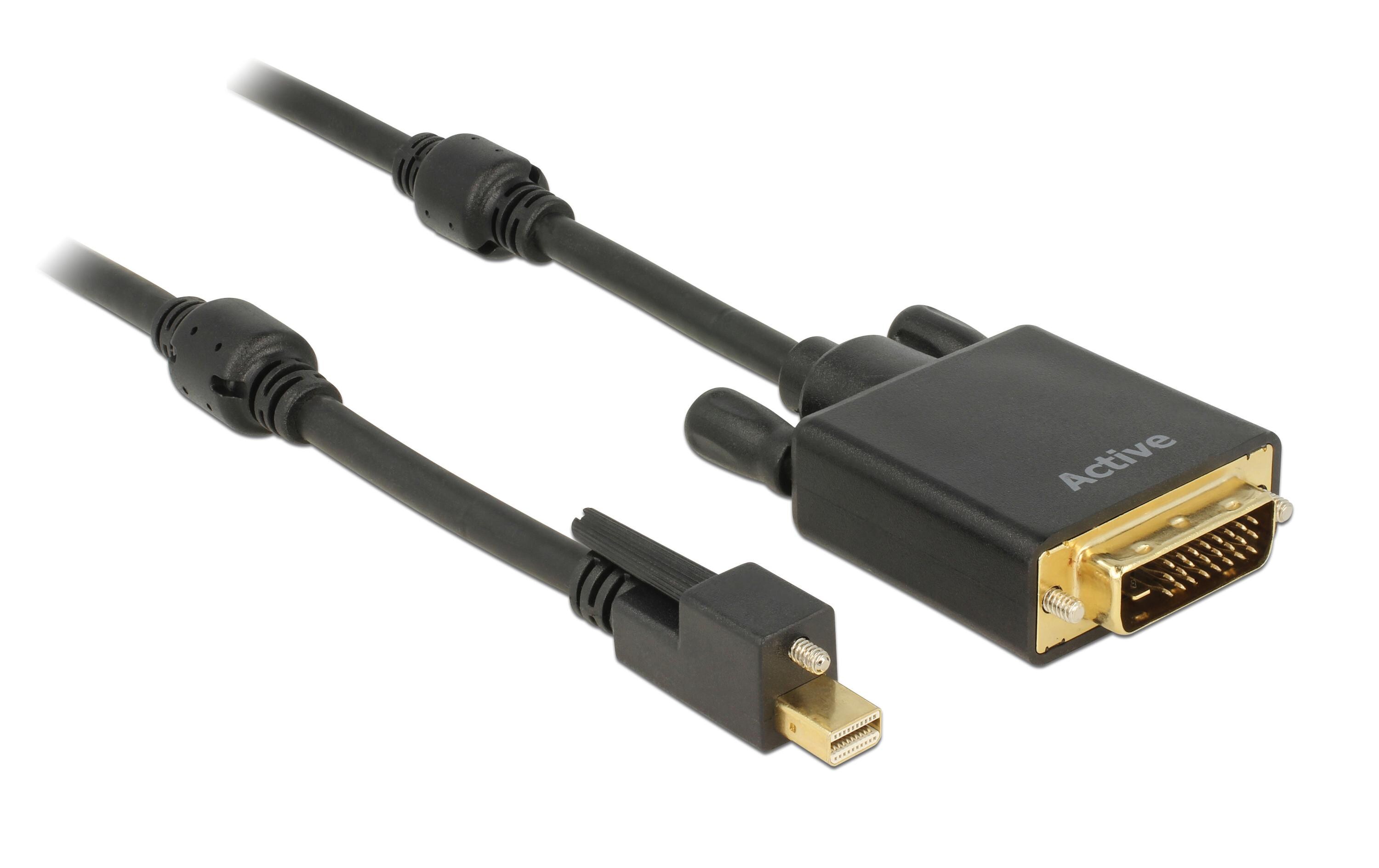 Kabel Mini-DisplayPort - DVI-D, 2 mVideo-Kabel zum Anschluss eines DVI-Monitors