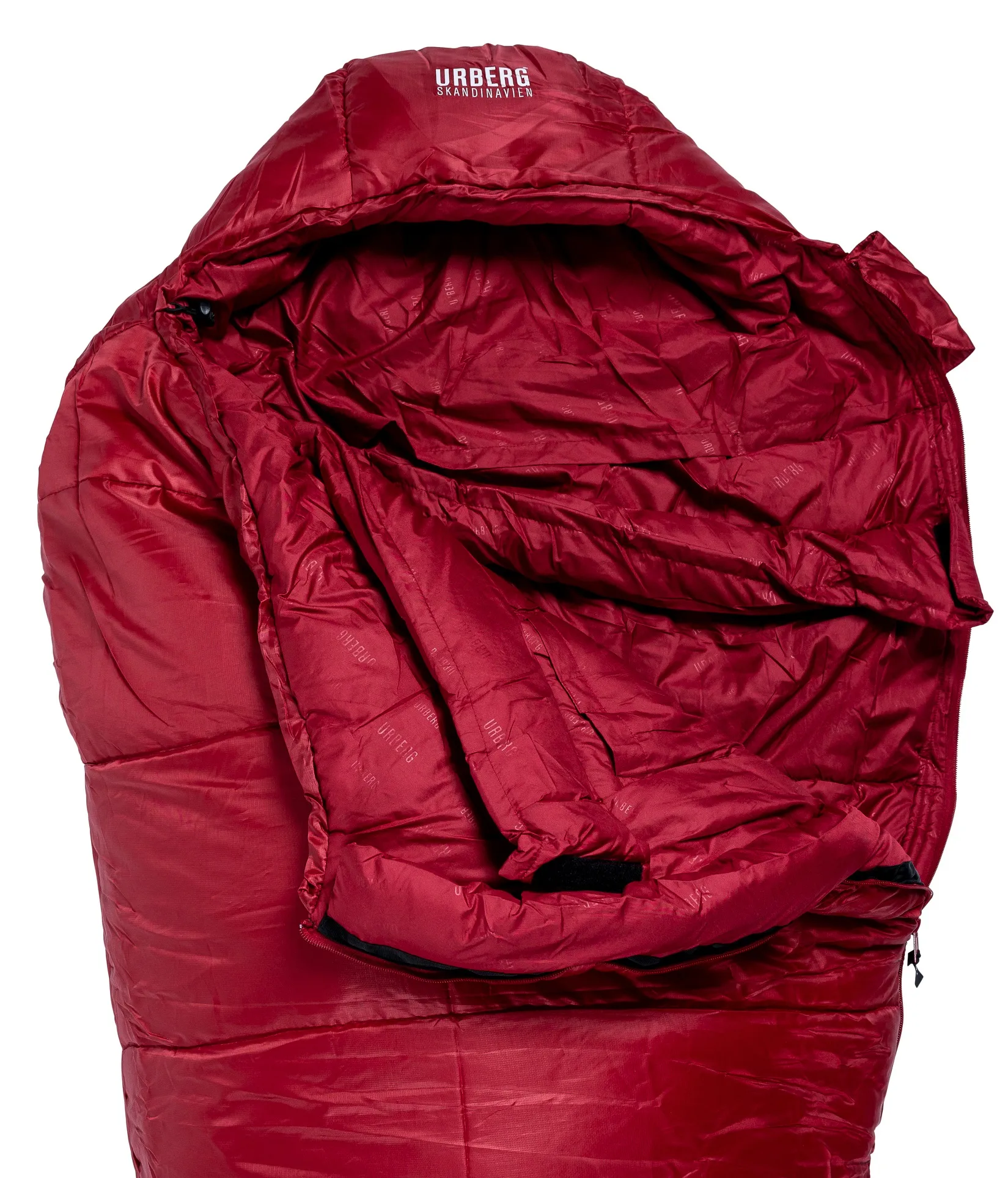Urberg 3-season Sleeping Bag G5 Rio Red/Asphalt
