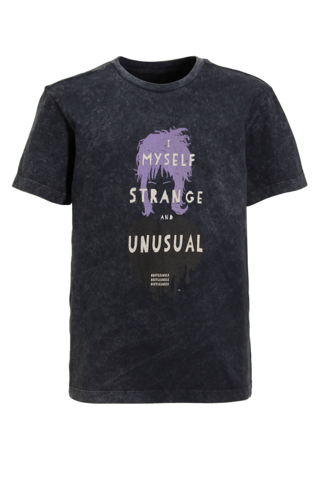 Coolcat T-shirt License Beetlejuice I Myself Acid Wash