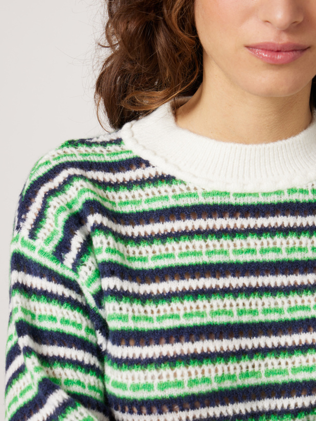 Pull à rayures