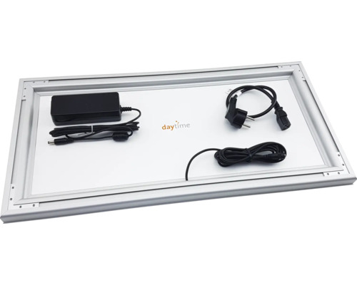 LED-achtergrondverlichting LIDO 120, verlichte aquariumachtergrond, achtergrondverlichting, aluminium, LED-lamp 23 W, 598 x 458 x 22 mm