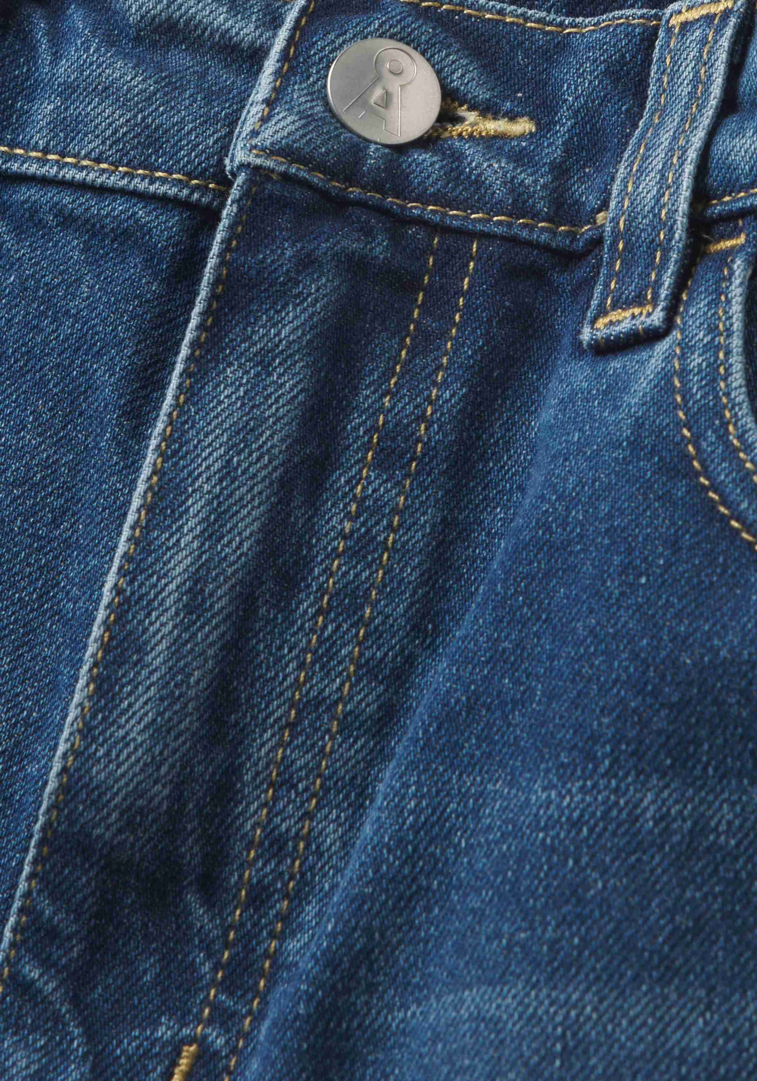 Armedangels Jeans-Shorts Sheaari Wavy Blue