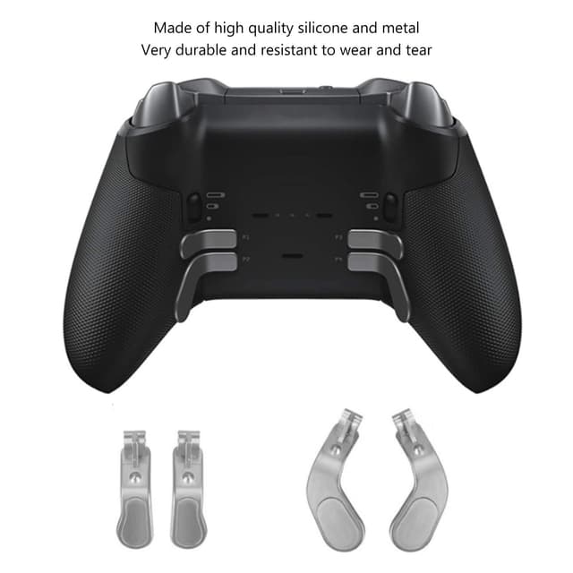 Udskiftningsknapper til Xbox One Elite / Elite Series 2 Sølv