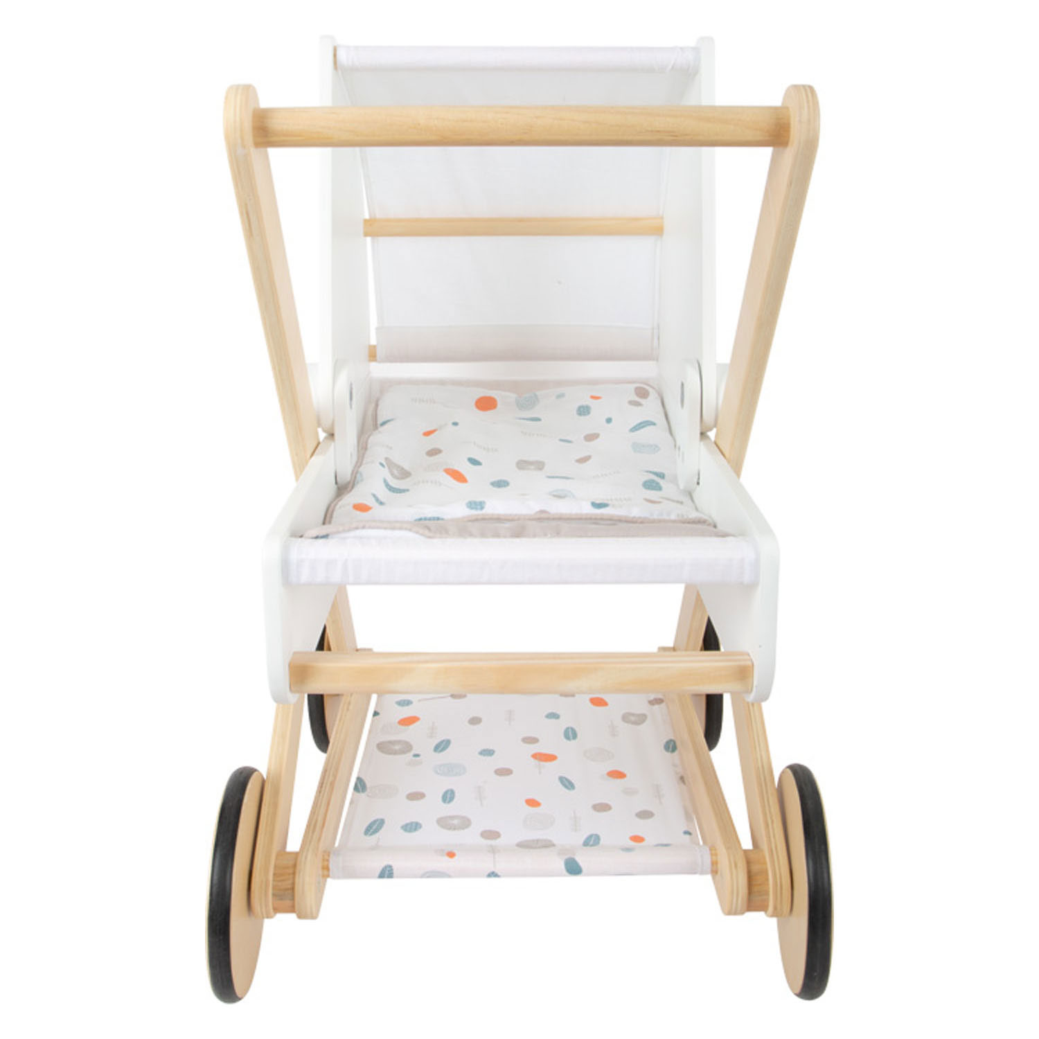 Small Foot-Houten Poppenwagen Little Button