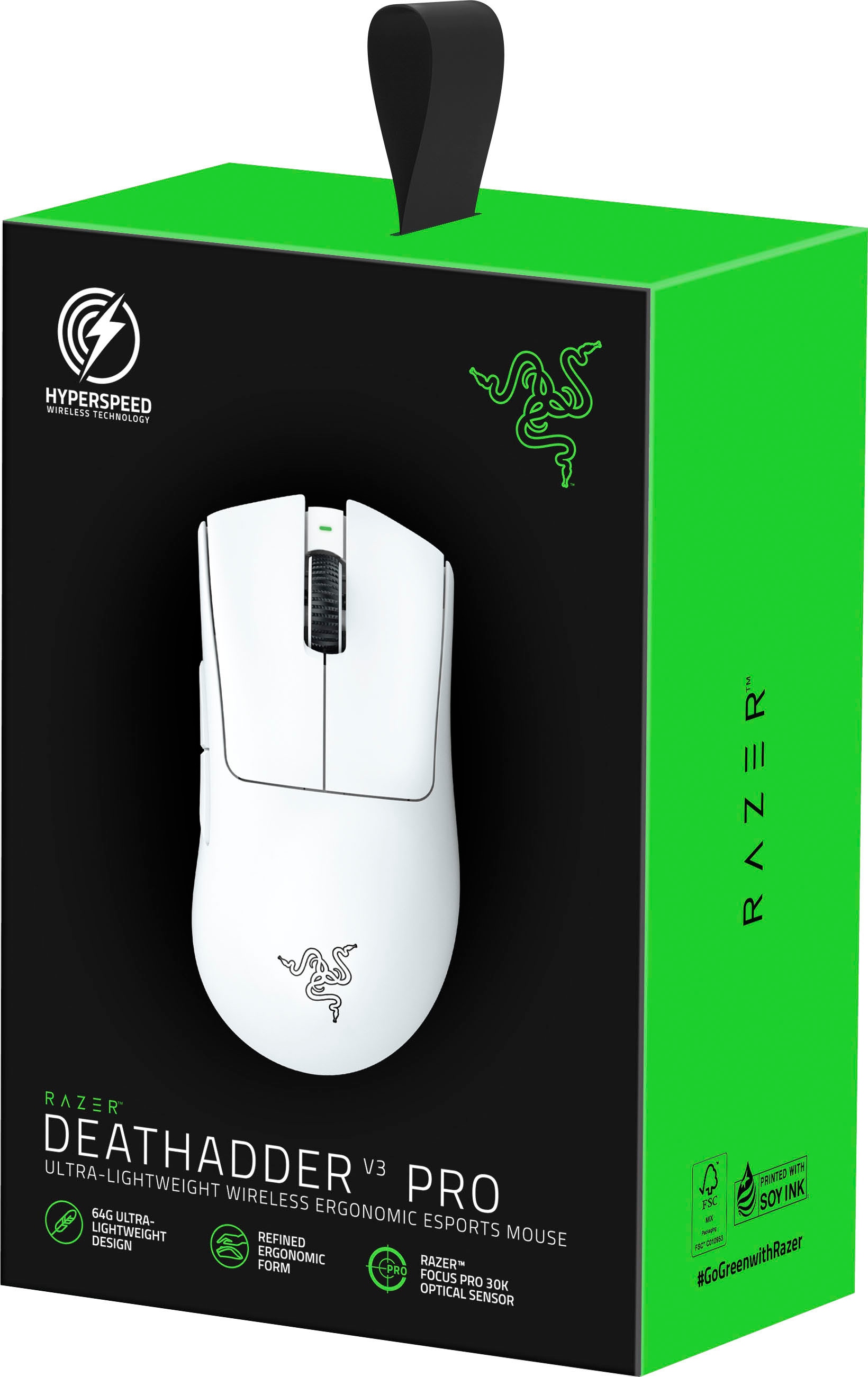 RAZER Gaming-Maus »DeathAdder V3 Pro« RF Wireless | kabelgebunden
