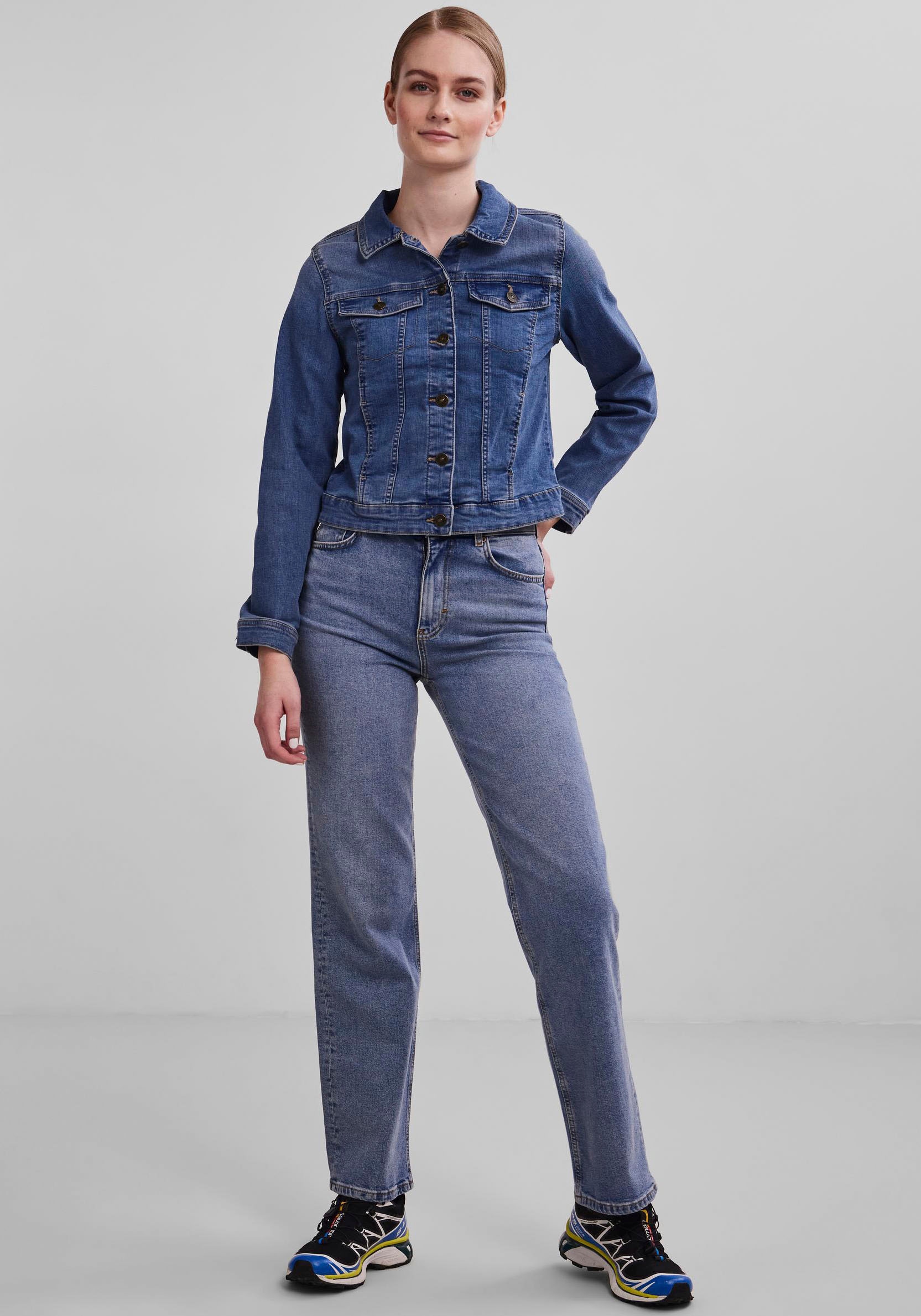 pieces Jeansjacke »PCOIA LS DNM JACKET MB NOOS BC«