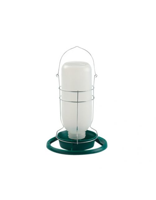 Fauna Plastic Flesautomaat Wijd - Vogel - Voerbak- Drinkbak - 1 l