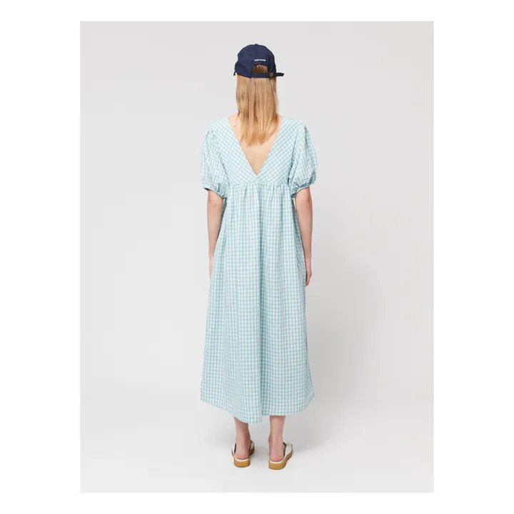 Bobo Choses Robe Vichy - Collection Femme  | Bleu turquoise