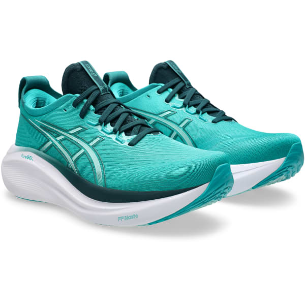 Chaussure running ASICS GEL-NIMBUS 27 WAVE TEAL/SAXON GREEN