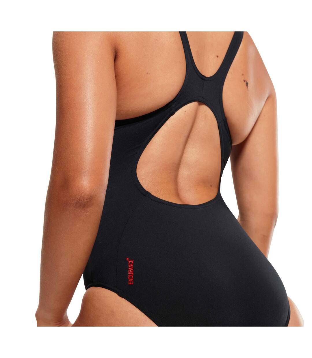 Speedo - Maillot de bain 1 pièce - Femme (Noir / Rouge) - UTRD3086