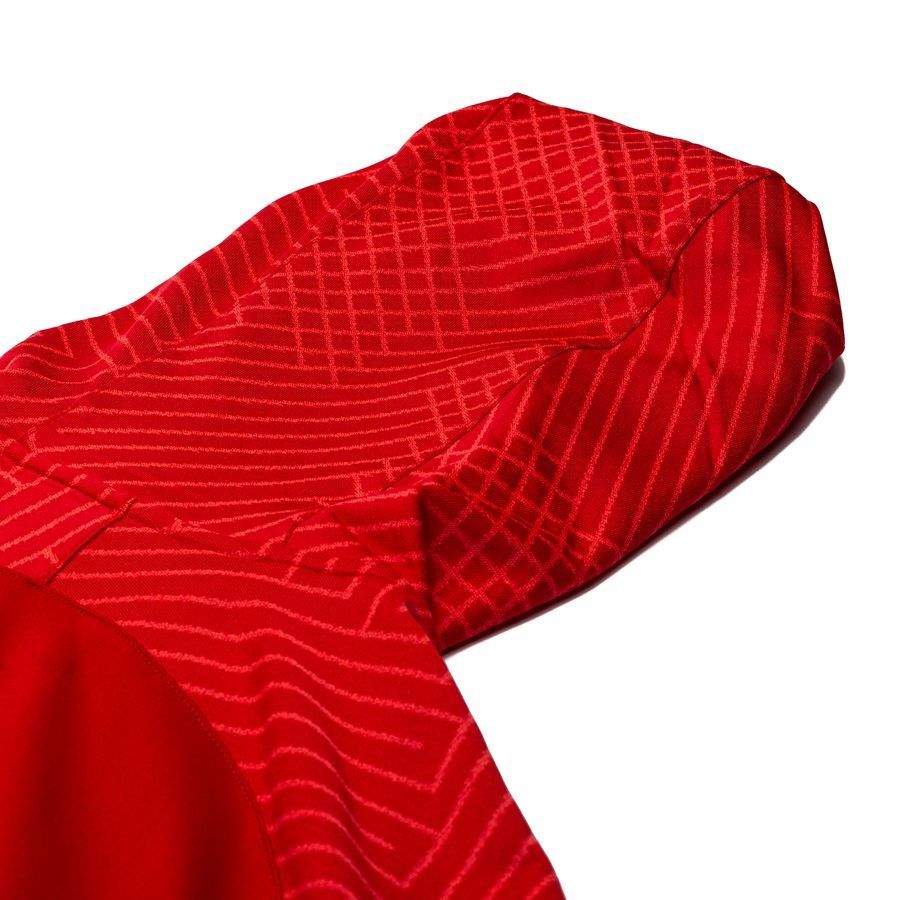 Nike Veste Dri-FIT Strike avec capuche - Rouge/Rouge/Blanc