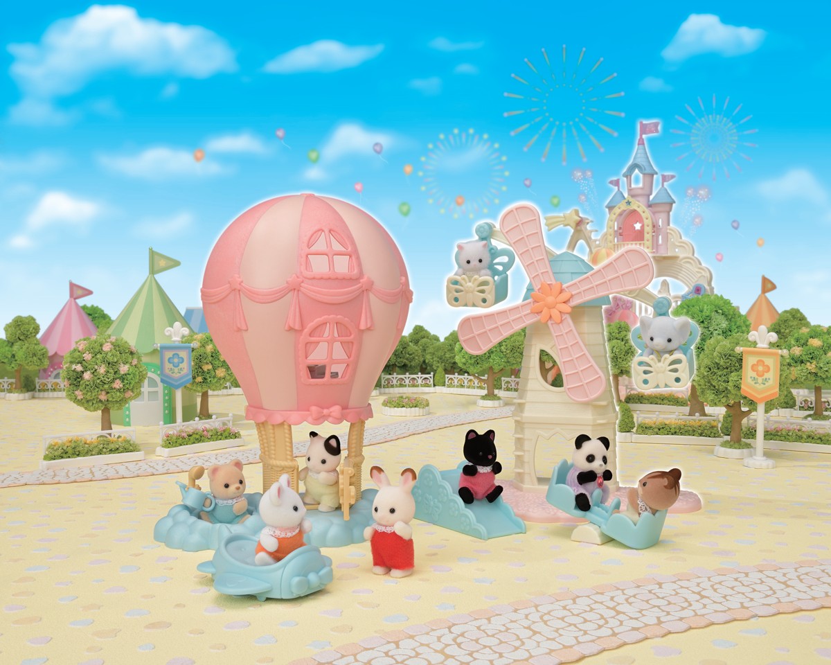 Sylvanian Families - Baby Ballon Legehus med figur (5527)