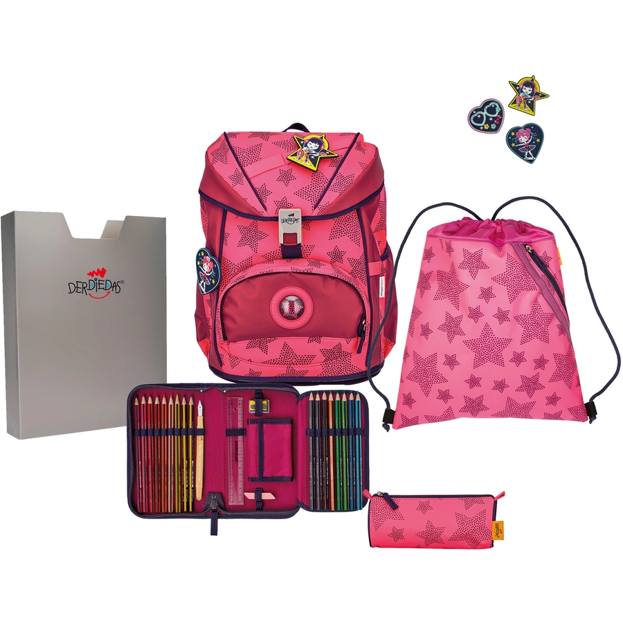 DerDieDas® ErgoFlex Superflash Neon Star, 5-tlg.