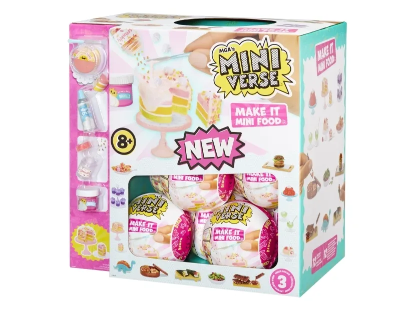 MGA's Miniverse Make It Mini Foods: Diner PDQ S3B Assorted