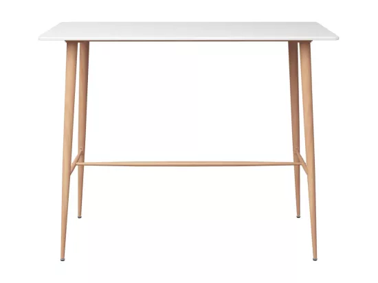 Table de bar Blanc 120x60x105 cm