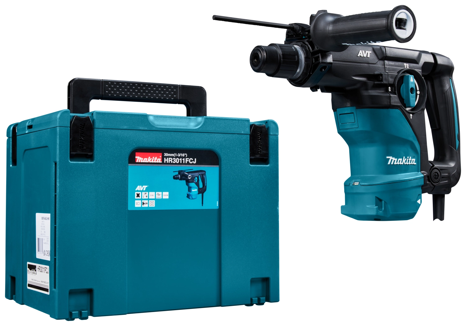 Makita HR3011FCJ 230V SDS-Plus combihamer in Mbox - 3,9J - 1050W