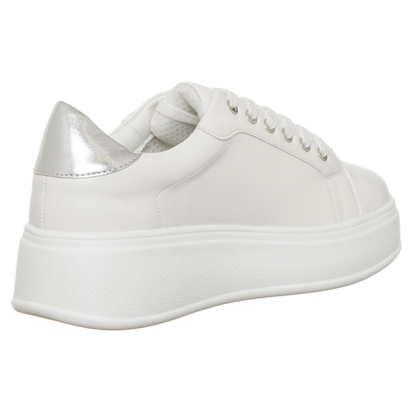 Loretta by Loretta Sneakers Pia blanc/argenté