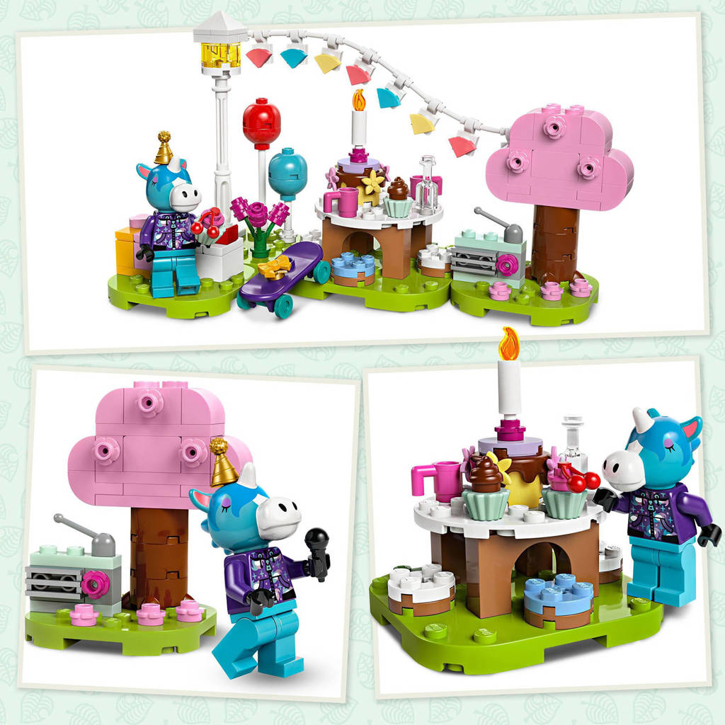 Leuke set, lang bouwplezierJulians verjaardagsfeestje Creatief Speelgoed voor Kinderen 77046