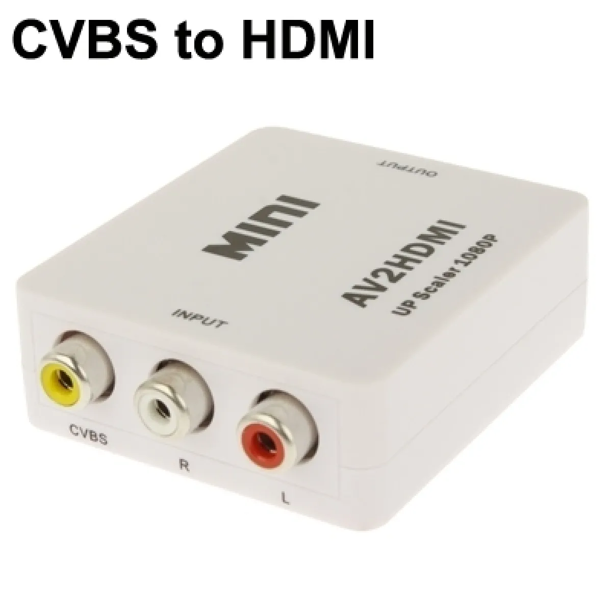 Wewoo Mini HDMI Vers CVBS/L+R