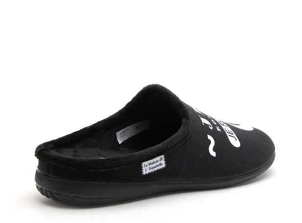La maison de l espadrille chaussons homme 105 6 noir