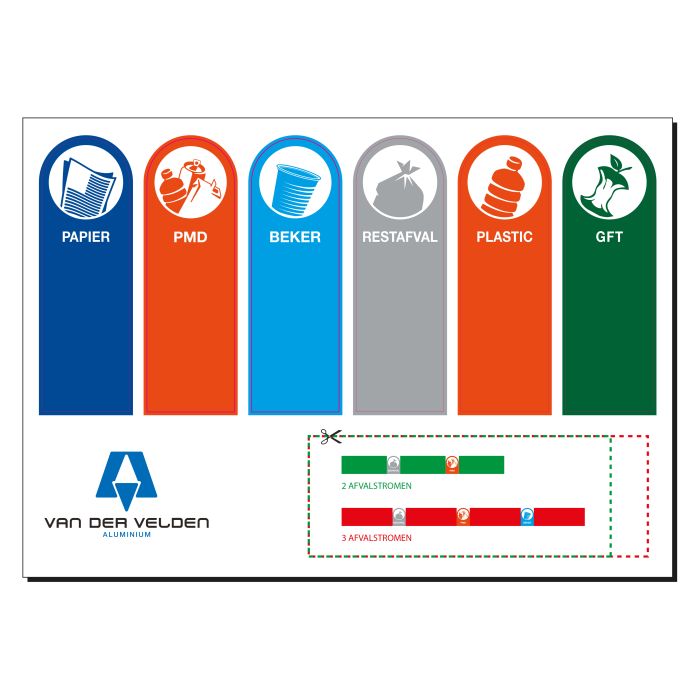 Vepa Bins Brandveilige Pedaalemmer Recyclokick 3 Grafietgrijs 3x34 liter (VB191390)
