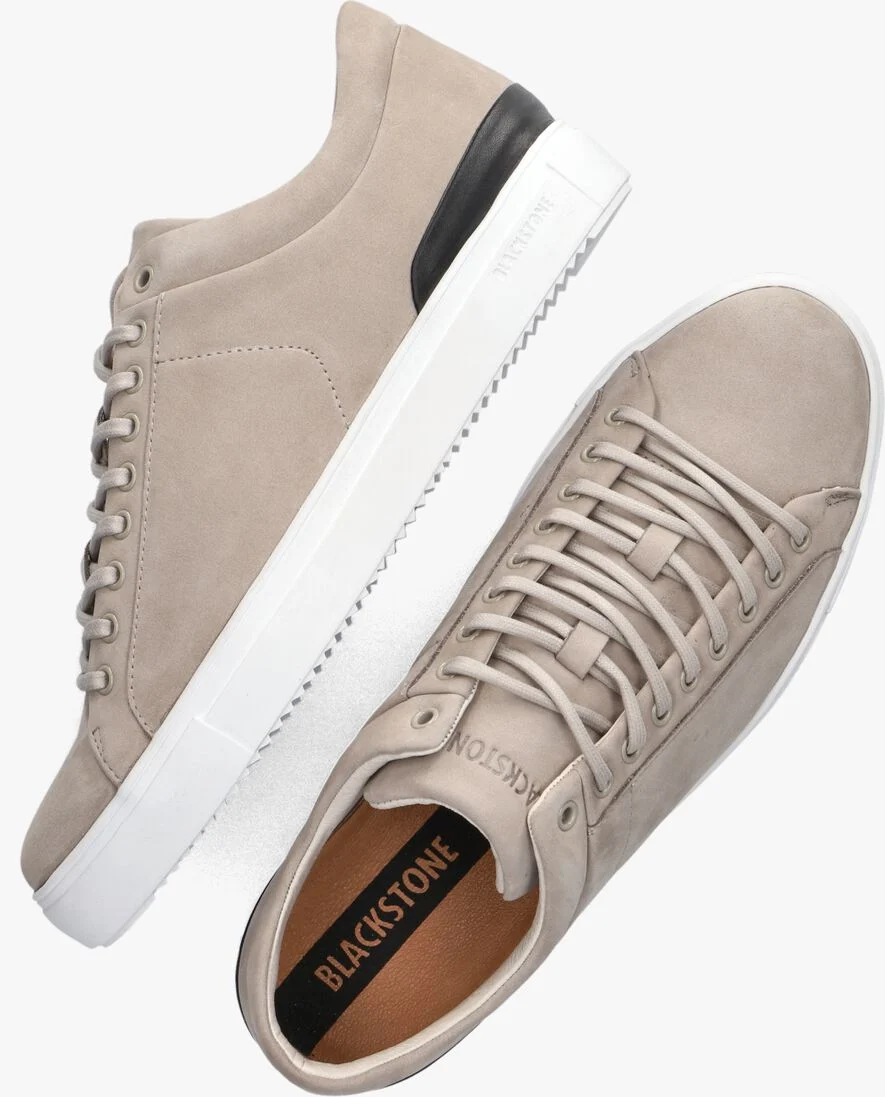 BLACKSTONE witte blackstone lage sneakers pm56