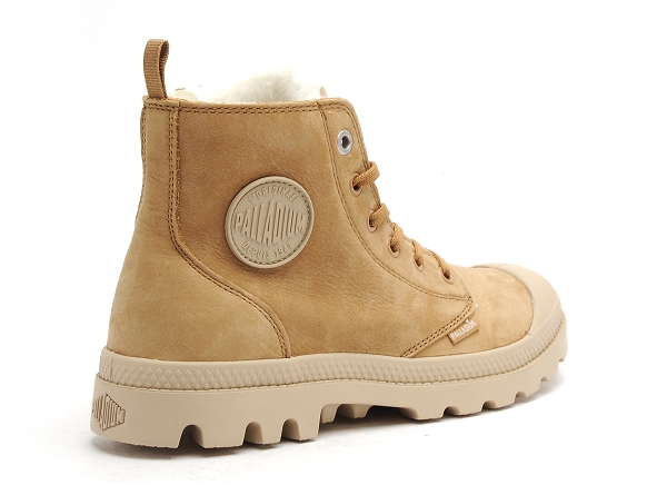Palladium boots bottine plates femme pampa hi zip wl dear beige