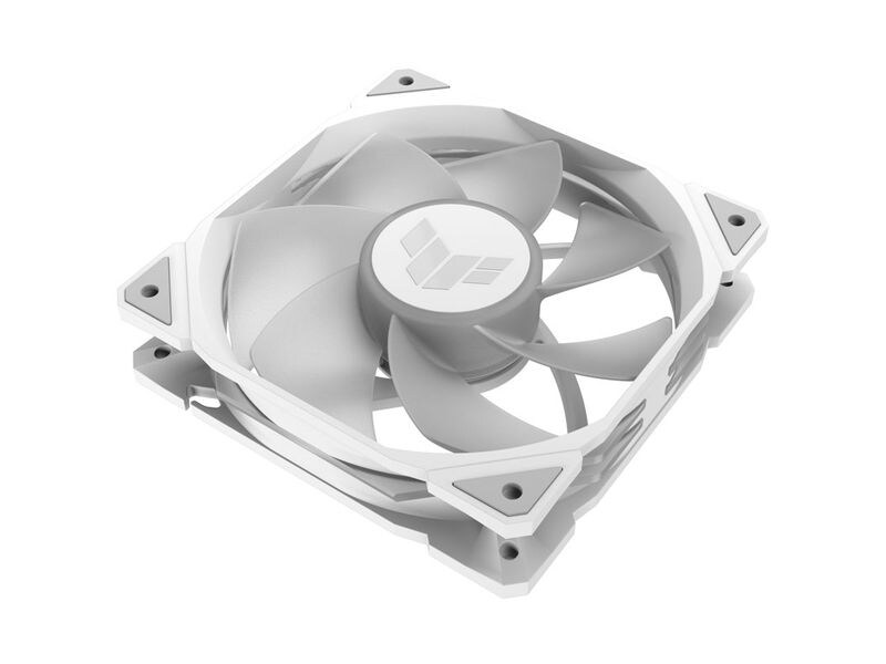 ASUS PC-Lüfter TUF Gaming TR120 ARGB Reverse Weiss Leistungsstarker 120-mm ARGB-Lüfter mit PWM-Steuerung