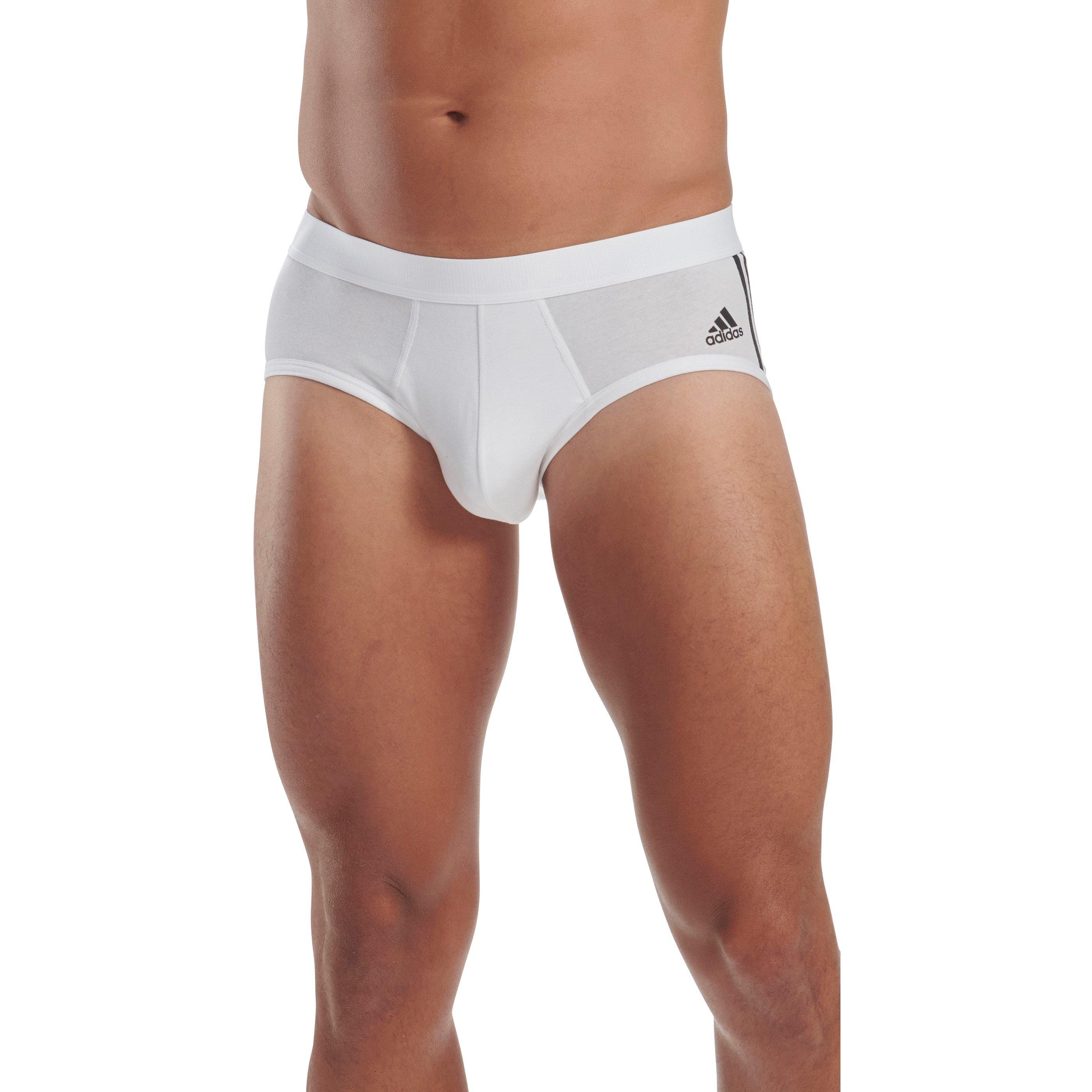 adidas Originals Cotton Flex 3 Stripe Brief 3 Pack